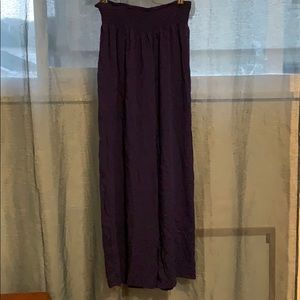 Blue flow pants